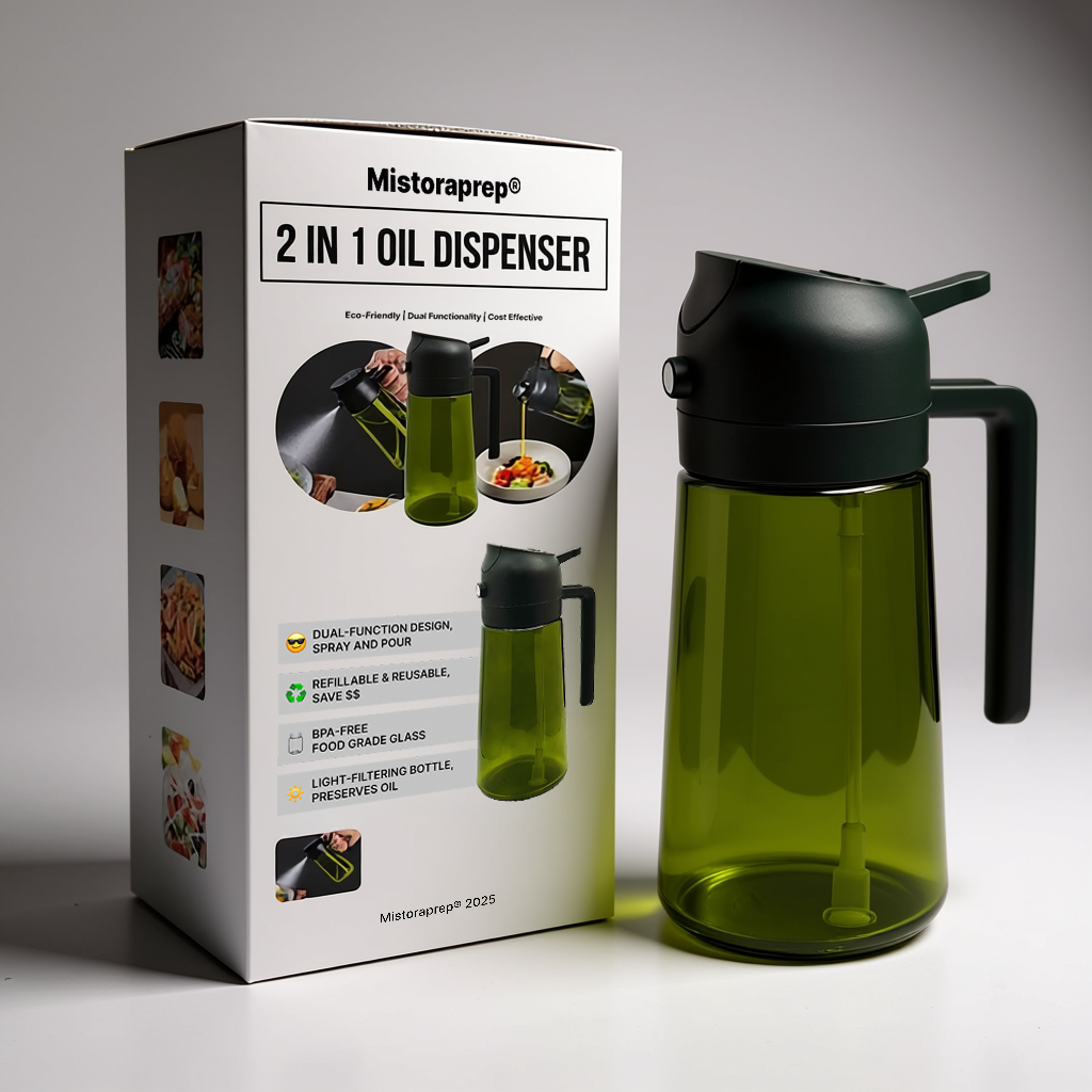 Mistoraprep 2-in-1 Oil Dispenser